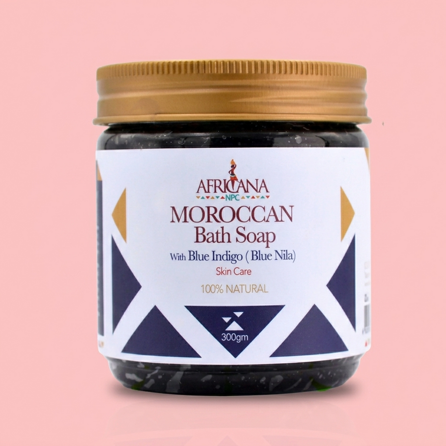 Africana Moroccan Bath Soap – Blue Indigo