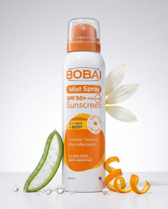 bobai Sunscreen Mist Spray SPF 50+ - Very High Broad Spectrum Protection - 200ml