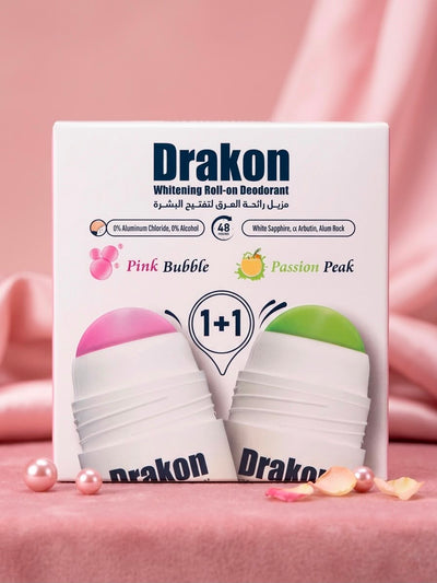 Whitening Roll-On Deodorant Pink Bubble + Roll-On Deodorant Passion Peek (1+1) Promo Pack